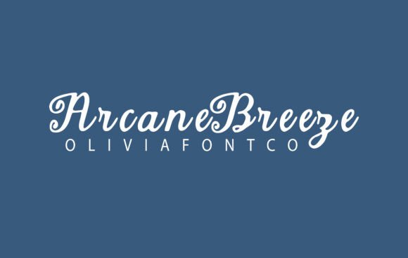 ArcaneBreeze: A Handwritten Font with a Romantic and Authentic Flair