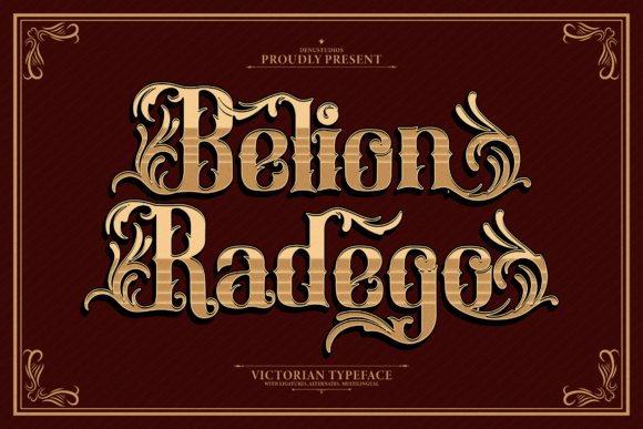 Belion Radego: A Victorian Typeface for Timeless Design