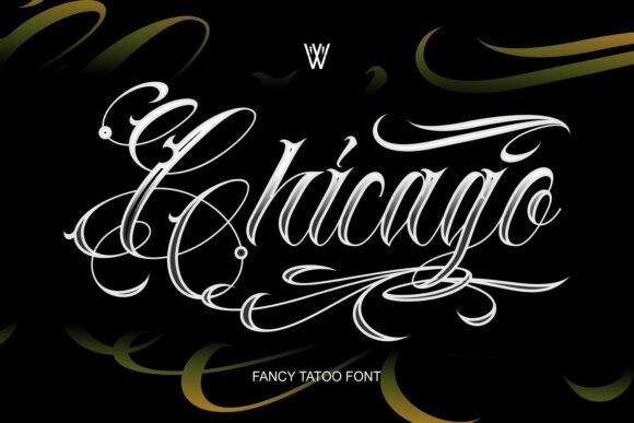 Chicago: Unleash Your Creativity with a Bold Font Collection for Tattoo Artists and Designers