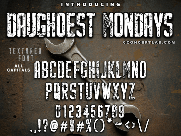 Daughoest Mondays: Bold Font for Creative Impact