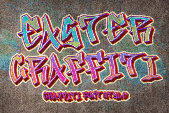 Easter Graffiti: A Versatile Font for Creative and Commercial Use