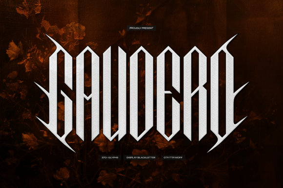 Gaudero: A Bold and Aggressive Typeface for Impactful Designs