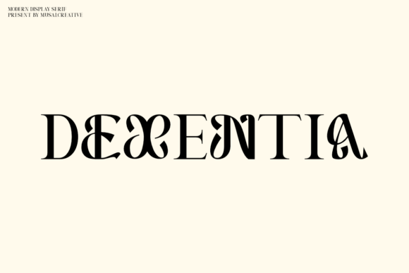 Introducing Dexentia: A Modern Serif Font That Merges Classic Elegance with Contemporary Style