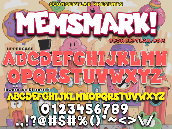 Memsmark: A Groovy Bold Font for Creative Projects