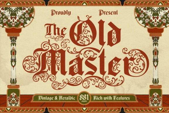 Old Master Typeface: A Bold Blend of History and Modern Design