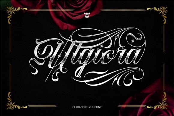 Ulgiora: The Edgy Chicano Tattoo Font That Elevates Creative Projects