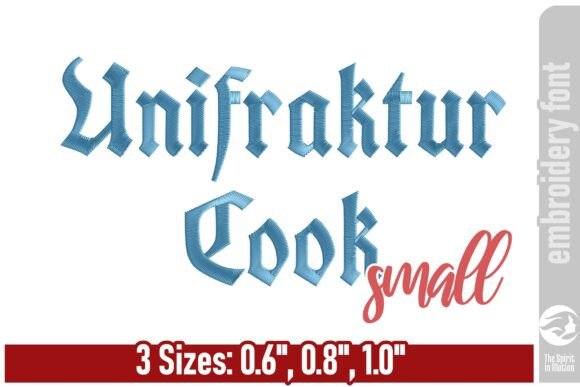 Unifraktur Blackletter Embroidery Font: A Timeless Addition to Your Needlework Projects