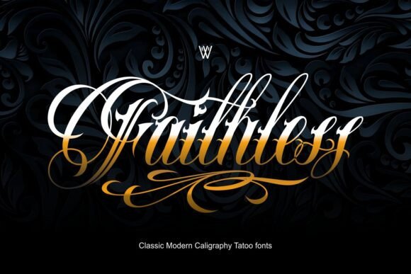 Unleash Creativity with Faithless: Tattoo-Inspired Typography for Designers