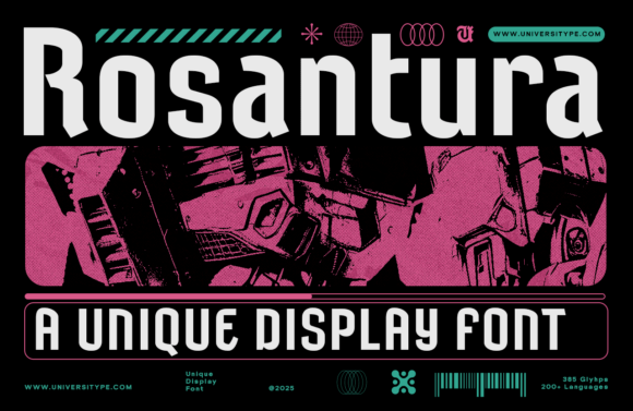 UT Rosantura: A Display Font Bridging Tradition and Modernity